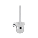 #Chrome Otus Slimline Round Stainless Steel Toilet Brush Set