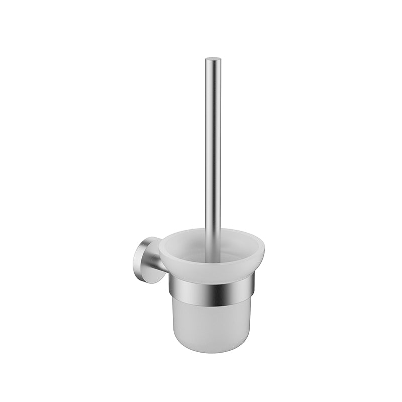 #Stainless Steel Otus Slimline Round Stainless Steel Toilet Brush Set