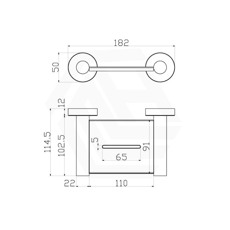 Otus Slimline Stainless Steel Soap Holder Variant Colour Available