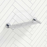 #Chrome Otus Slimline Metal Shelf Wall Mounted