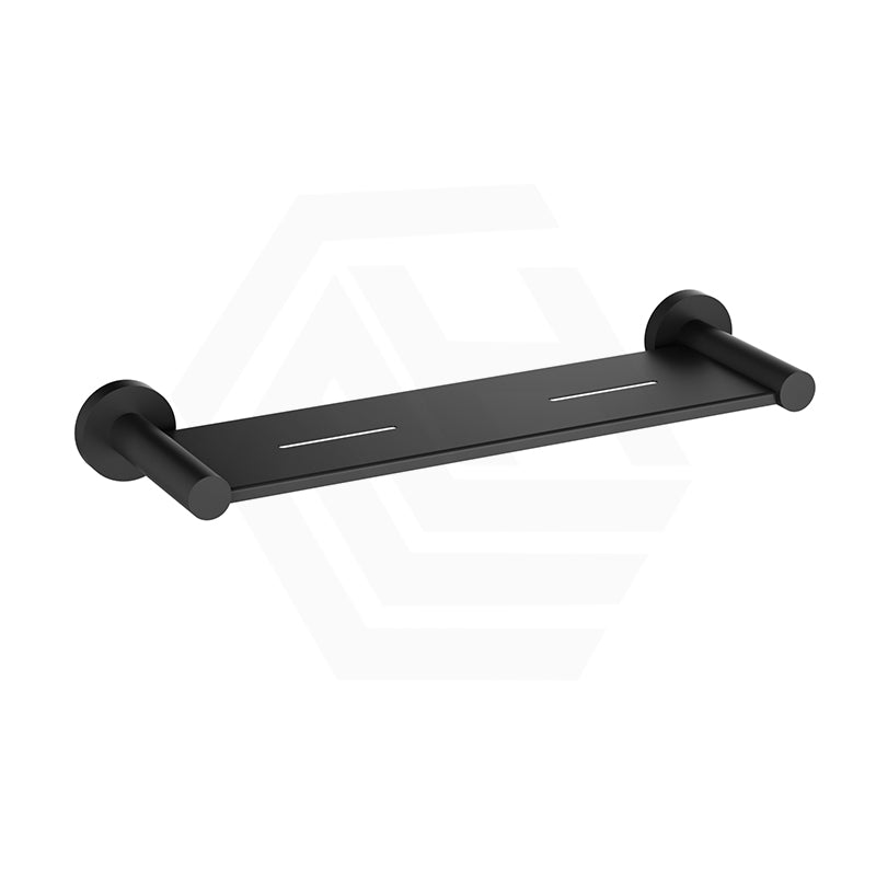 #Matt Black Otus Slimline Metal Shelf Wall Mounted