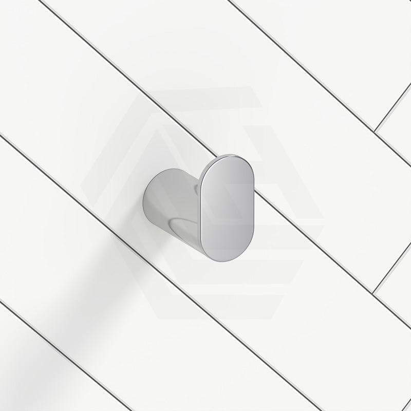 Dove Brass Chrome Single Robe Hook Wall Mounted