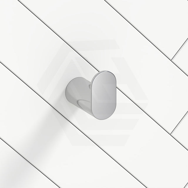 Dove Brass Chrome Single Robe Hook Wall Mounted