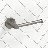 N#1(Nickel) Otus L-Shaped Brushed Nickel Toilet Roll Holder Paper Holders