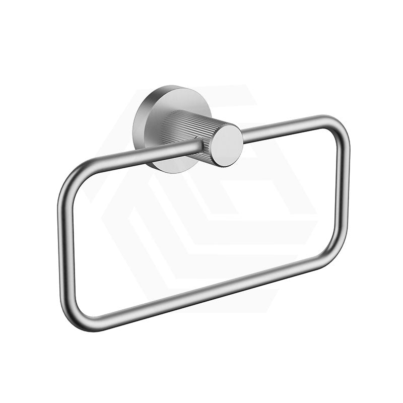 IKON Linie Rectangular Brass Towel Ring Variant Colour Available