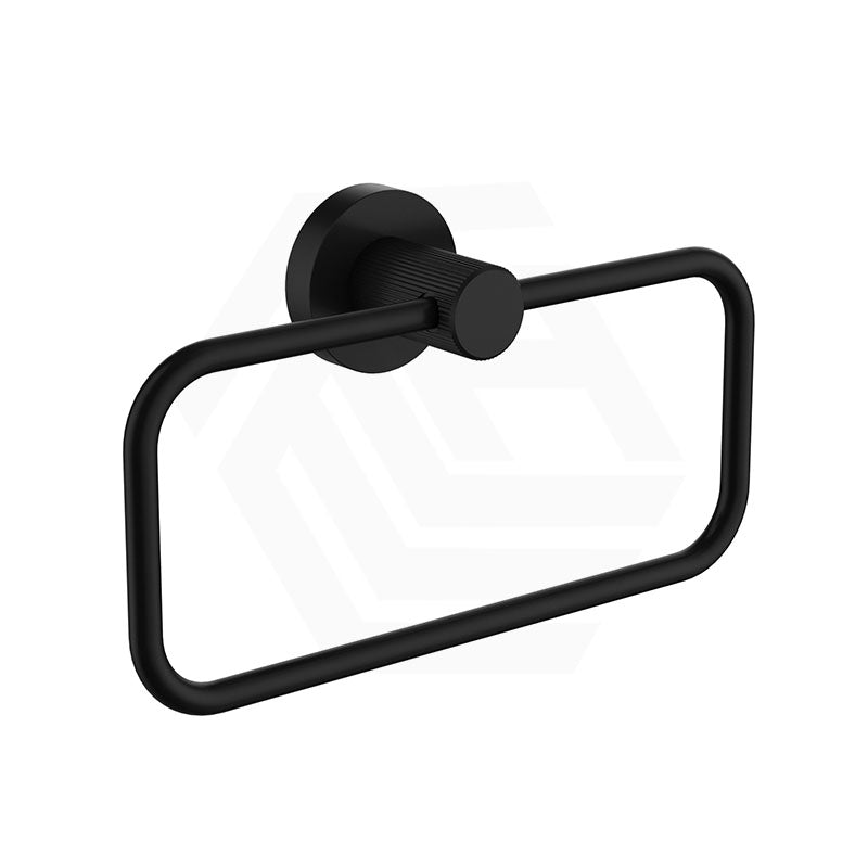 IKON Linie Rectangular Brass Towel Ring Variant Colour Available