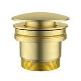 P&P 32/40mm Universal Brass Basin Pop Up Waste with or without Overflow
