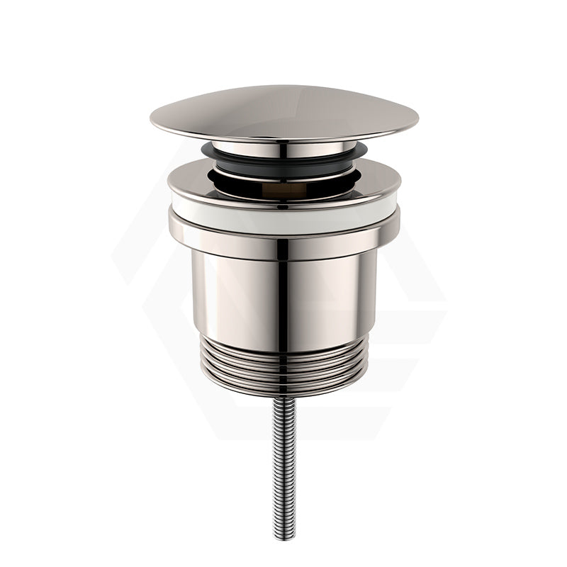 N#1(Nickel) P&P Brushed Nickel Universal Brass Basin Pop Up Waste 32/40mm with or without Overflow
