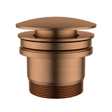 P&P 32/40mm Universal Brass Basin Pop Up Waste with or without Overflow