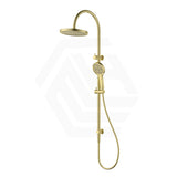 IKON Linie 250mm Round Shower Set Top Water Inlet with 3 Functions Handheld In Various Colour
