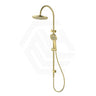 IKON Linie 250mm Round Shower Set Top Water Inlet with 3 Functions Handheld In Various Colour