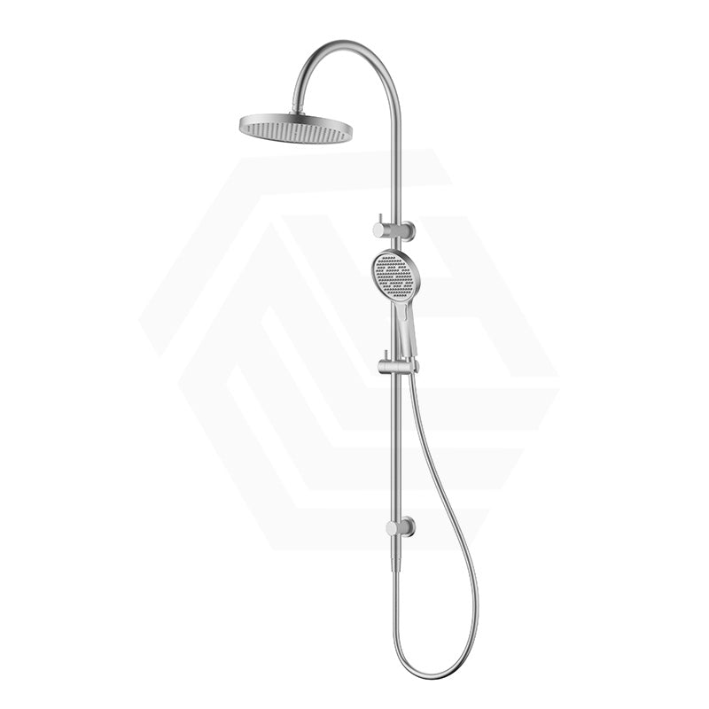 IKON Linie 250mm Round Shower Set Top Water Inlet with 3 Functions Handheld In Various Colour