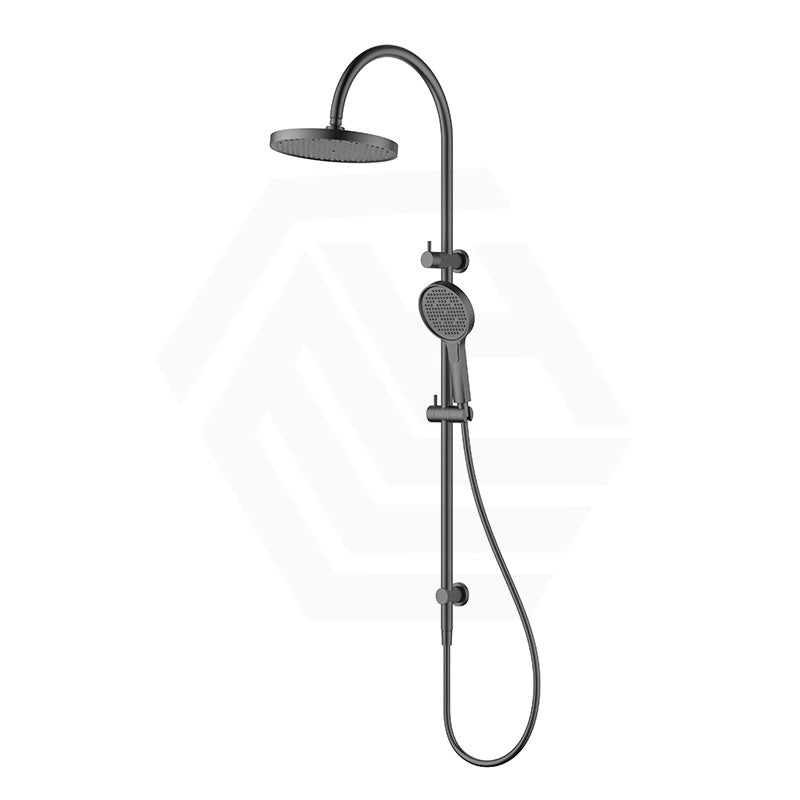 IKON Linie 250mm Round Shower Set Top Water Inlet with 3 Functions Handheld In Various Colour