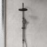 IKON Linie 250mm Round Shower Set Top Water Inlet with 3 Functions Handheld In Various Colour
