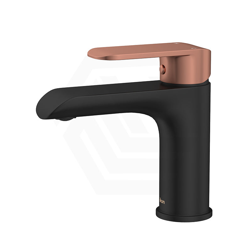 IKON Kara Solid Brass Basin Mixer Tap for Vanity and Sink Available In Various Colors