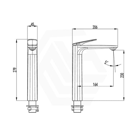 IKON Sulu II Brass High Rise Basin Mixer Available In Various Colors