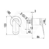 IKON Sulu II Brass Wall Mixer Available In Various Colors