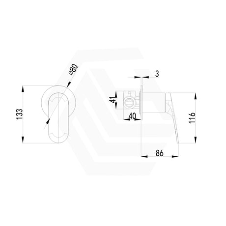 IKON Sulu II Brass Wall Mixer Available In Various Colors