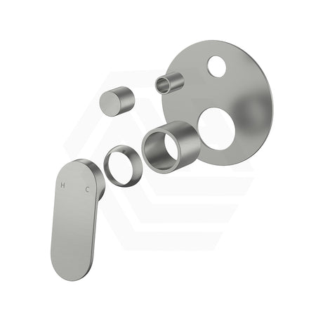 IKON Sulu II Wall Diverter Mixer with Large Round Plate Trim Kits Only Variant Colour Available