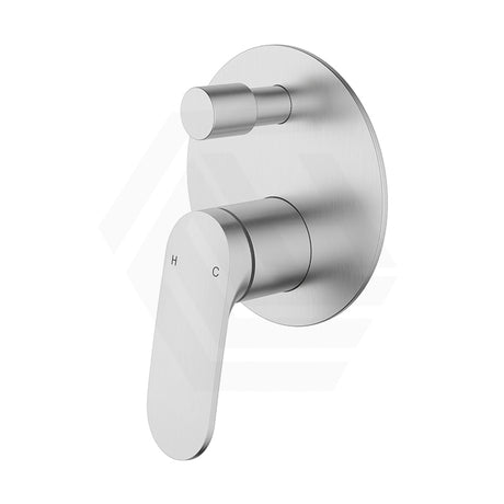 IKON Sulu II Brass Wall Diverter Mixer with Large Round Plate Variant Colour Available