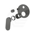 IKON Sulu II Wall Diverter Mixer with Large Round Plate Trim Kits Only Variant Colour Available