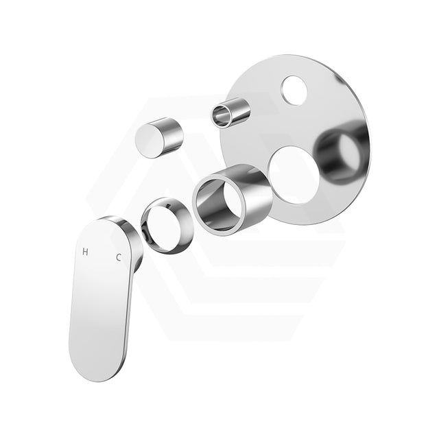 IKON Sulu II Wall Diverter Mixer with Large Round Plate Trim Kits Only Variant Colour Available