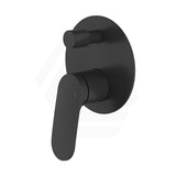 IKON Sulu II Brass Wall Diverter Mixer with Large Round Plate Variant Colour Available