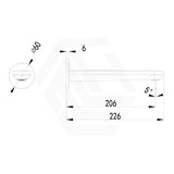 IKON Sulu II Brass Wall Mounted Bath Spout Available In Various Colors