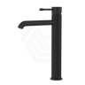 Ikon Linie Pin Lever Line Texture Matt Black Tall Basin Mixer Tap For Vanity And Sink Mixers
