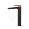 IKON Seto Solid Brass Tall Basin Mixer Tap for Vanity and Sink Available in Various Colors