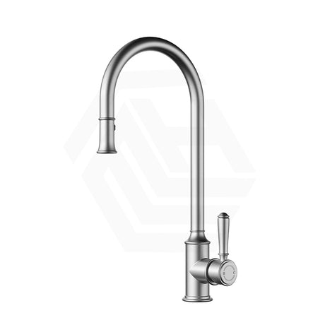 IKON Clasico Pull-out Sink Mixer Tap In Brass/Ceramic Handle Available In Colors