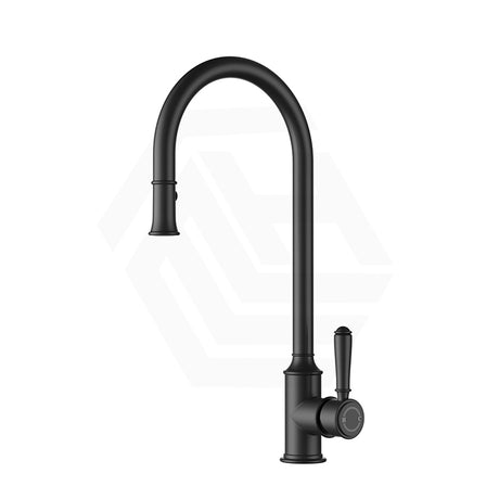 IKON Clasico Pull-out Sink Mixer Tap In Brass/Ceramic Handle Available In Colors
