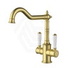 IKON Clasico Sink Mixer Twin With Ceramic Handle Variant Colour Available