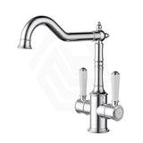 IKON Clasico Sink Mixer Twin With Ceramic Handle Variant Colour Available