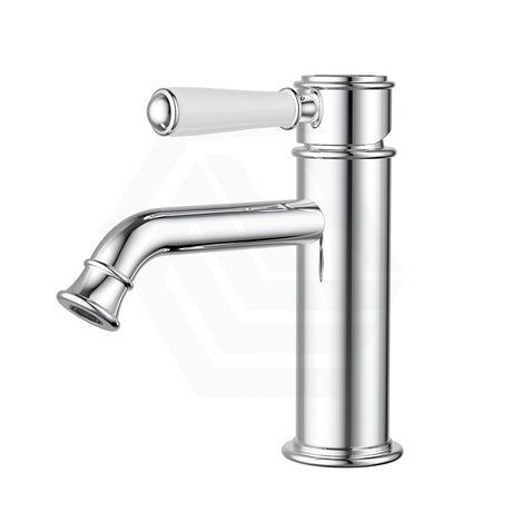 IKON Clasico Brass Short Basin Mixer Variant Colour Available/Ceramic Handle