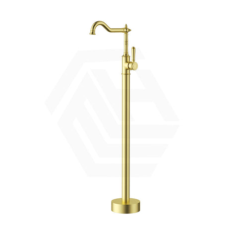 IKON Clasico Floor Mounted Bath Mixer Swivel Spout with Brass/Ceramic Handle Variant Colour Available