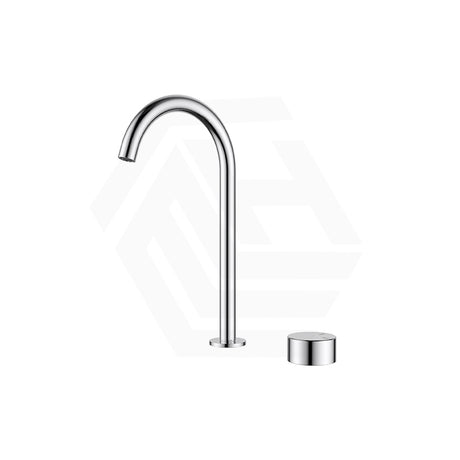 IKON Hali Brass Hob Mounted 360 Swivel Sink Mixer Tap Set Chrome