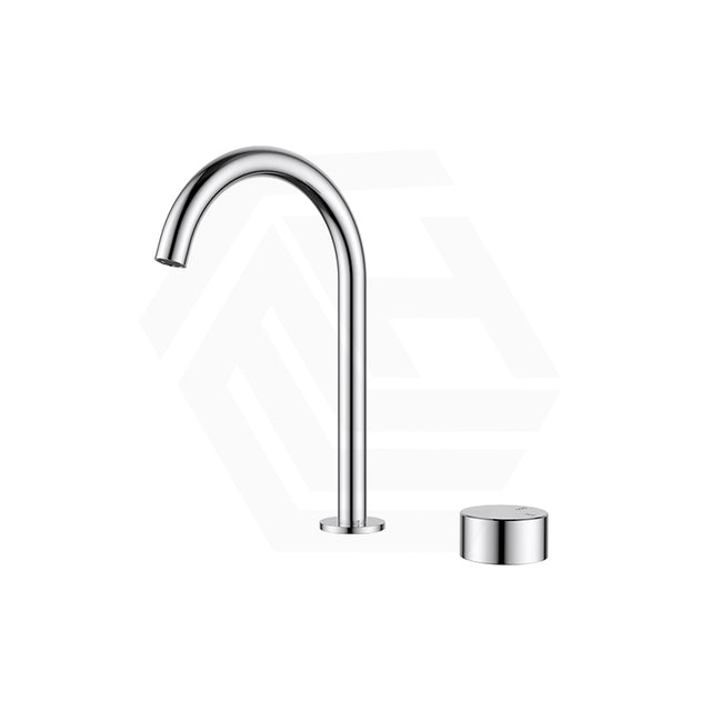 IKON Hali Brass Hob Mounted Basin Mixer Tap Set Chrome