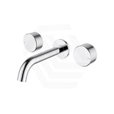 IKON Hali Round Brass Wall Mounted 1/4 Turn C/D Wall Basin Set Available in Various Colors