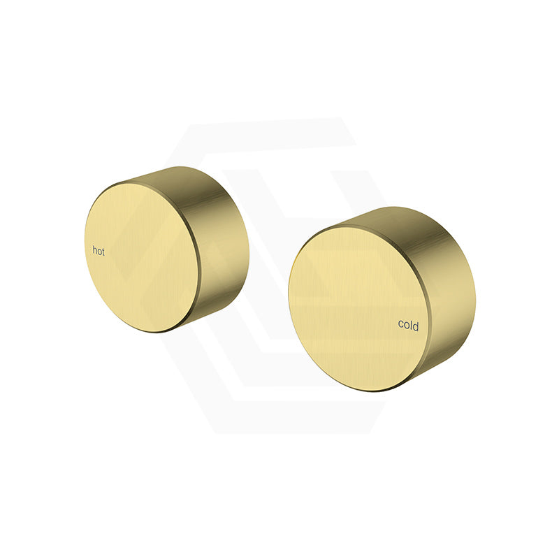 IKON Hali Round Brass 1/4 Turn C/D Wall Top Assembly Available in Various Colors