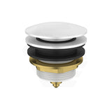 P&P Pop-Up 40mm Bath Waste with Removable Waste NO Overflow Colour Available