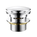 #Chrome P&P Pop-Up 40mm Bath Waste with Removable Waste Overflow