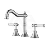 IKON Clasico Brass Basin Tap Set with Ceramic Handle Variant Colour Available
