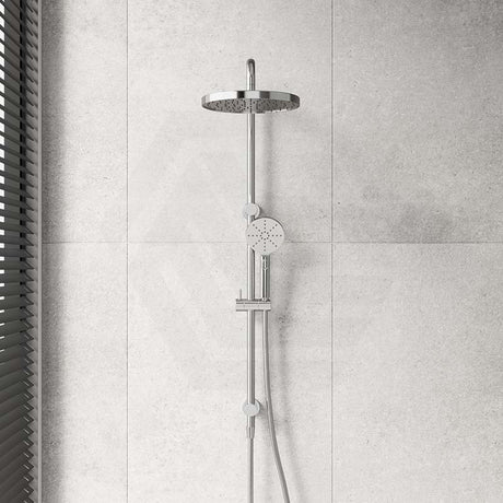 #Stainless Steel Otus Round Multi-function Twin Shower Set