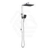 IKON Ceram Square Multi-Function Twin Rail Shower Set Variant Colour Available