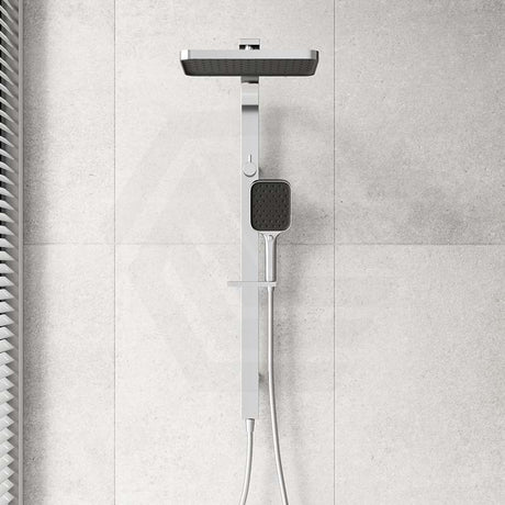 IKON Ceram Square Multi-Function Twin Rail Shower Set Variant Colour Available