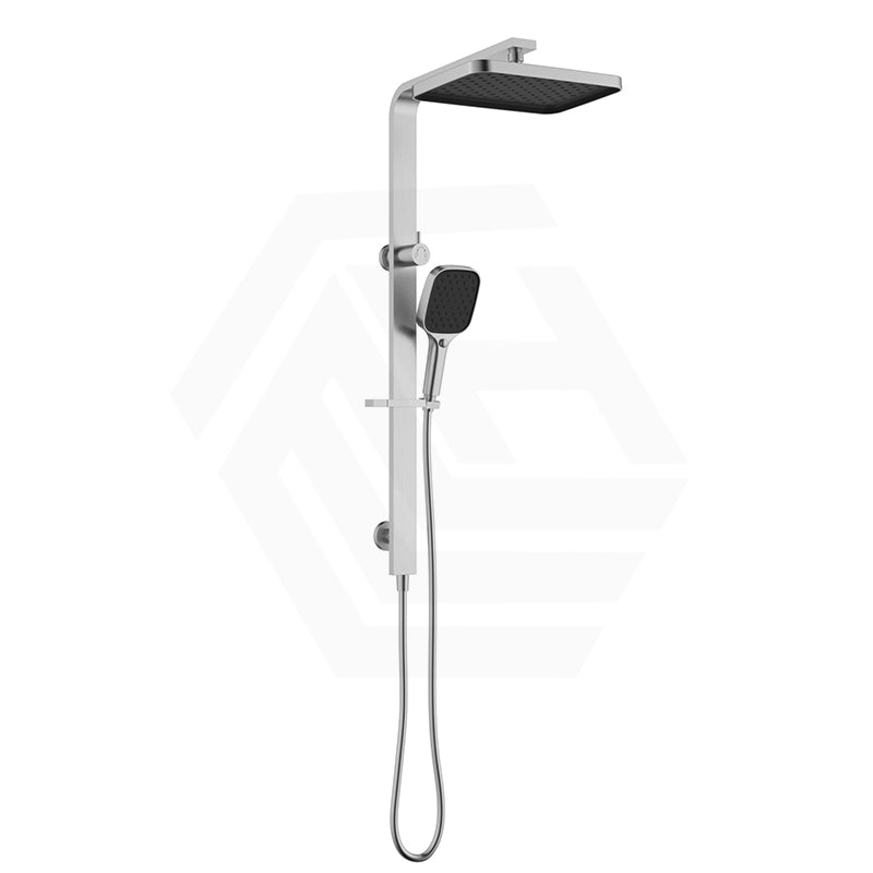 IKON Ceram Square Multi-Function Twin Rail Shower Set Variant Colour Available