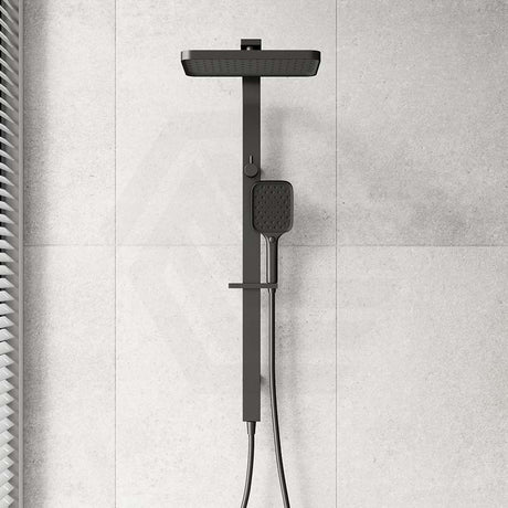 IKON Ceram Square Multi-Function Twin Rail Shower Set Variant Colour Available
