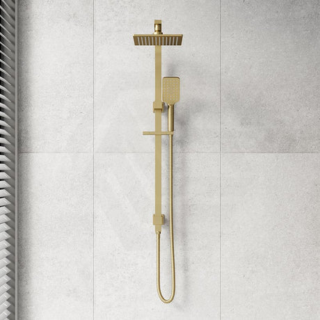 Eden Multi-function Twin Shower Set Square Top Inlet In Various Colour