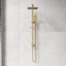Eden Multi-function Twin Shower Set Square Top Inlet In Various Colour